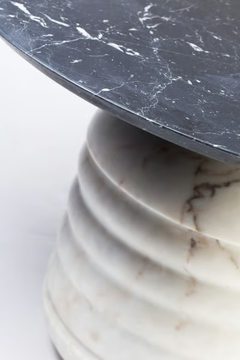 JEAN - Low round marble coffee table by Mambo Unlimited Ideas - view 3